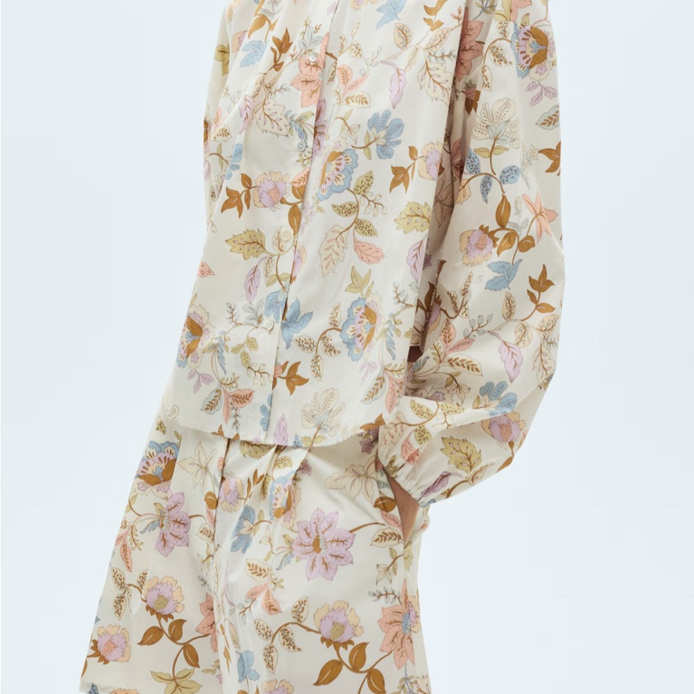 Mango Women’s Floral Print Shirt